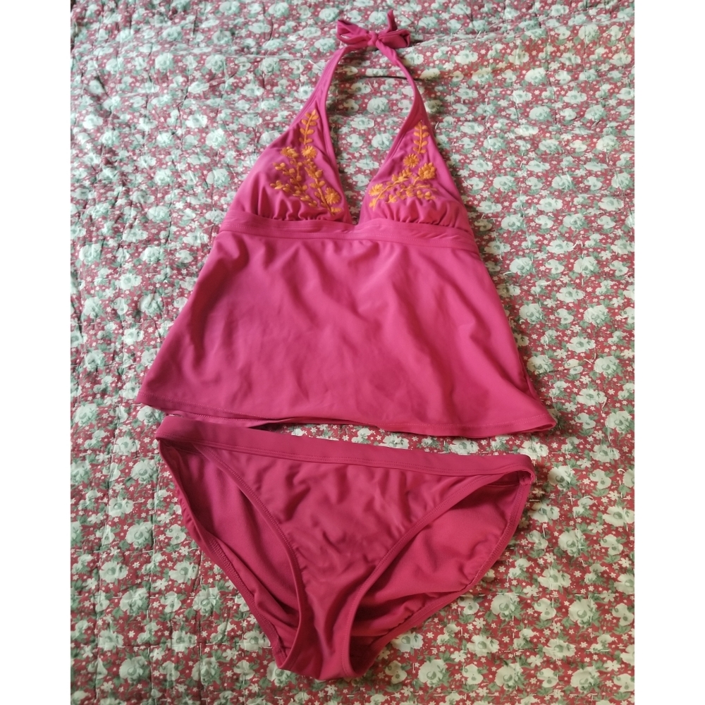 Calypso St Barth for Target hot pink tankini